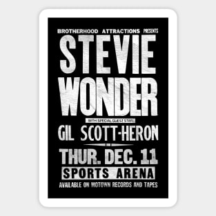 Stevie Wonder / Retro Aesthetic Fan Design Magnet